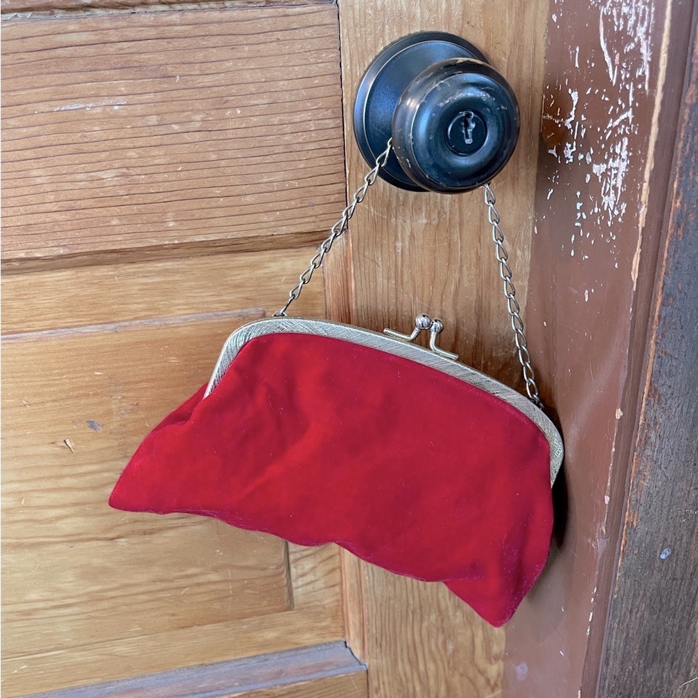 Red Velvet Vintage Mini Bag